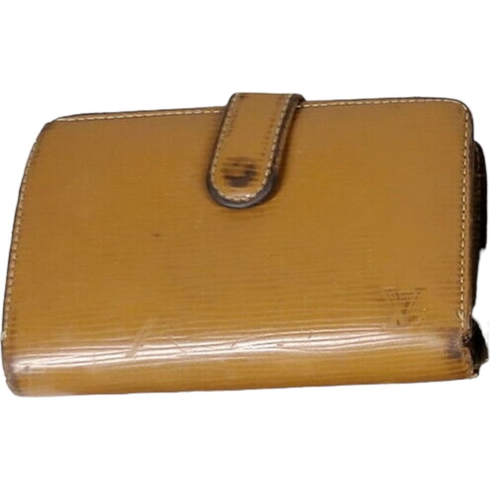 843086H YV Louis Vuitton Wallet Brown Epi Leather
